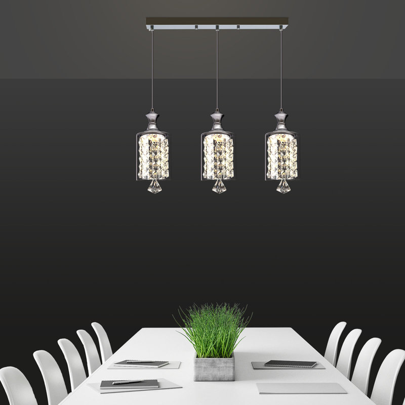 Plafonnier moderne en cristal