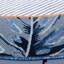 Tapis intérieur / extérieur ivoire / bleu marine / jaune Adheesh-1454528598