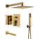 10inch 3 Function Wall Mount Complete Rainfall Shower System with Rough in-Valve