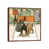 Classic Brown Wood Floater Framed