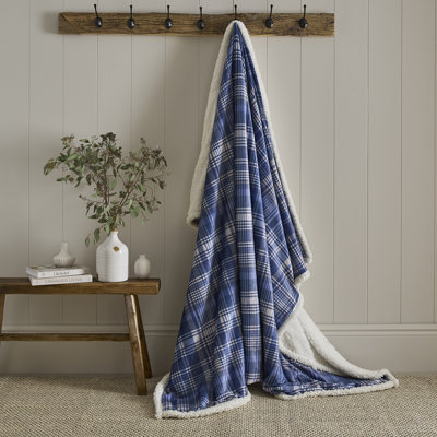 Bennet Check Chequered Blanket