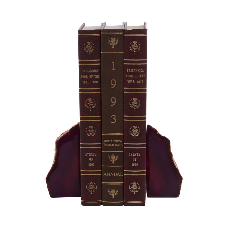 Crystal Non-Skid Bookends