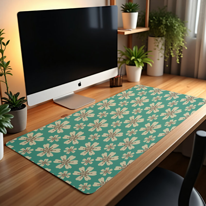 Polyester Desk Pad, 14.4x12.1