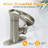 Single Hole & Single Handle Waterfall Bathroom Sink Faucet with Drain Assembly-98477429