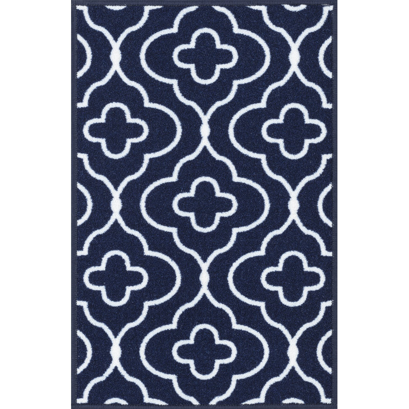 Havana Club Floral Trellis Anti Slip Washabale Hallway-Passage Corridor Kitchen Non Slip Doormats, Rectangle 67 x 120 cm