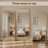 Oversized Aluminum Alloy Framed Rectangle Full Length Mirror with Stand Wall Mirror-1432085484-1422707247