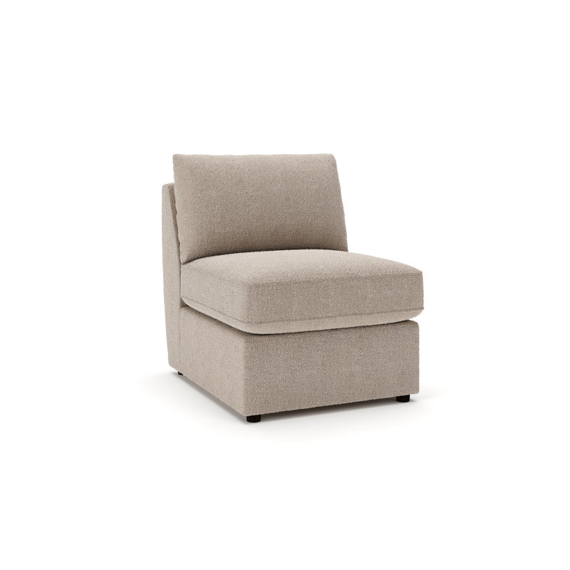 Chaise sans accoudoirs Halston, Château gris Davis