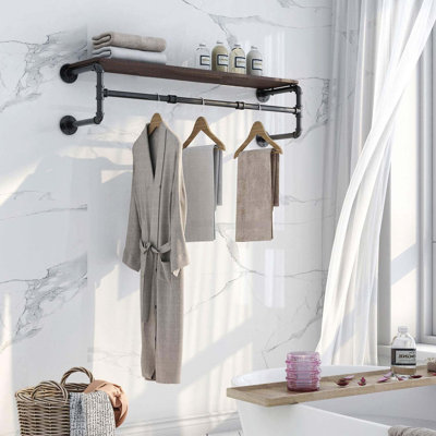 100cm Wall Mounted Clothes Rack