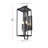 Messmer Outdoor Wall sconce in Black