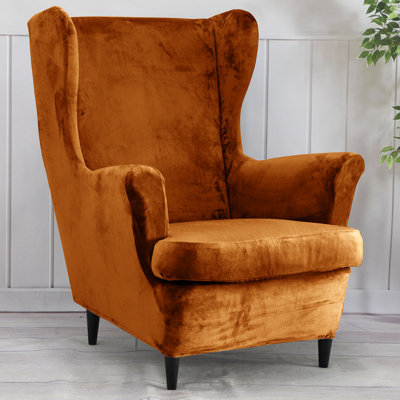 T-Cushion Wingback Slipcover