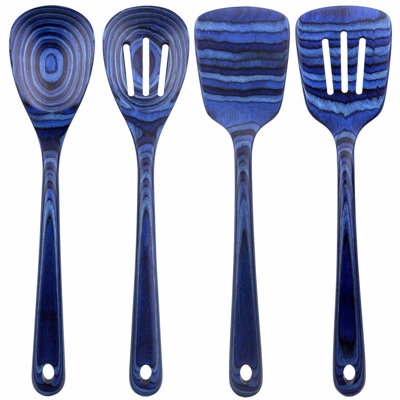 Baltique Malta 4-Piece Layered Birch Utensil Set
