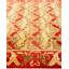 Tapis vert en laine noué à la main de style contemporain Crinela 8 pi 1 po x 11 pi 4 po
