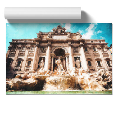 Trevi Fountain in Rome Vol.1 1 Piece Wall Art