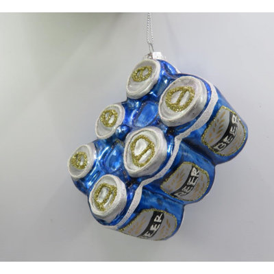 3'' Abstract Glass Hanging Figurine Ornament