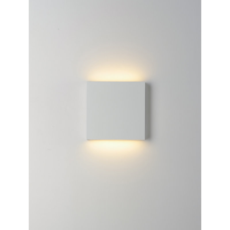 Plafonnier encastré d'extérieur 2 lumières DEL Baffour, Blanc