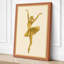 Golden Arabesque Art Deco - Wrapped Canvas-556355366-556355367