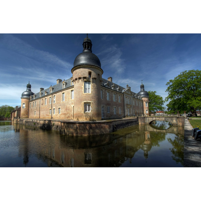 Chateau De Pierre-De-Bresse - Photographie sur toile tendue, H 8 po x l 12 po
