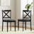 Gracie Oaks Solid Wood Upholstered Dining Chair(Set of 2)-1505396106