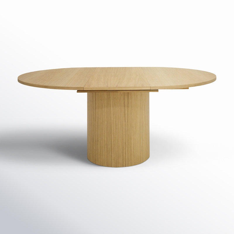 Giverny Extendable Dining Table, Natural Oak