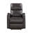Power Reclining Chair 1Pc Brown Faux Leather Upholstered Modern Contemporary Power Motion Reclining-132851689