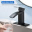 Robinet de salle de bain, robinets de salle de bain à poignée simple modernes pour robinet de lavabo de salle de bain à 1 ou 3 trous, robinets de mélangeur de lavabo avec bonde escamotable et tuyaux d'alimentation-107328680