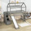 Lit mezzanine simple avec glissière et rangement Kaing-1832559134