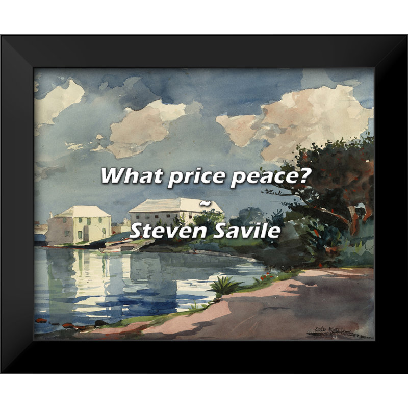 Citation de Steven Savile: À quel prix la paix?