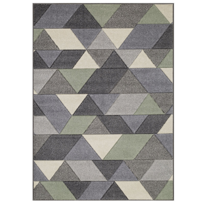 Jenner Geometric Area Rug, Rectangle 120 x 170cm