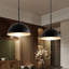 Luminaire suspendu 41 po noir moderne 41 po