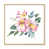 Toile naturelle avec cadre flottant