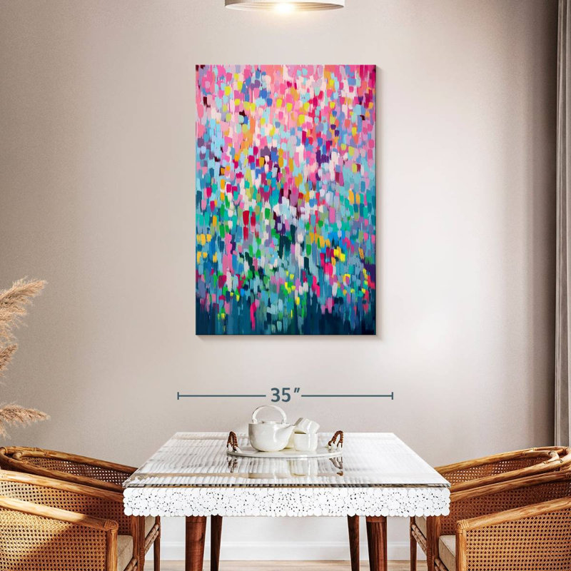 Avery Floral Pixels II, 45" H x 30" W