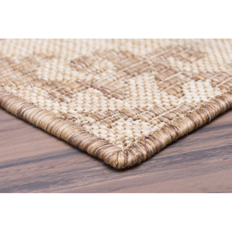 Tapis brun intérieur/extérieur Blakeley, Rectangle de 8 pi x 10 pi