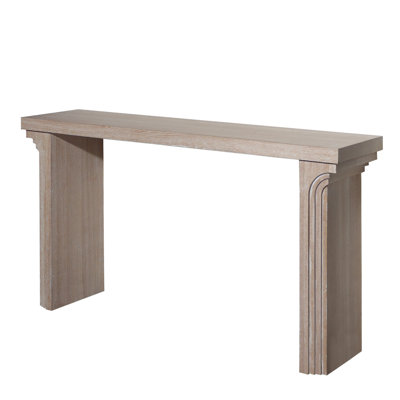 58"Long Wooden Console Table