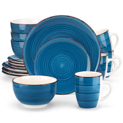 Bella 16 Piece Dinnerware Set, Service for 4