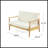 WILLOWBROOK LOVESEAT + COFFEE TABLE