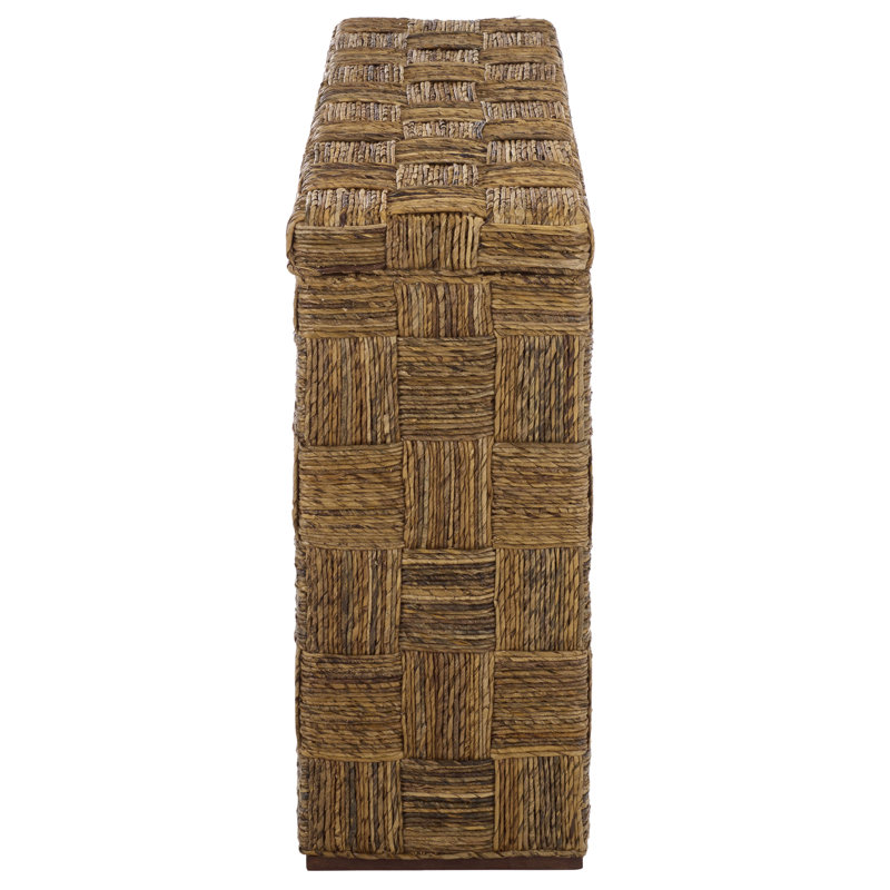 Console en bois massif 53,14 po Leominster, Natural