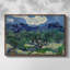 Olive oliviers avec les Alpilles en arrière-plan, 1889 - Vincent van Gogh, toile tendue avec châssis-2145526580-2145526571