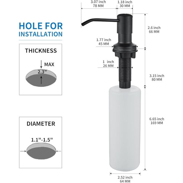 Dimensions du produit