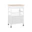 Haverhille Solid Wood Top Kitchen Trolley-1261120037