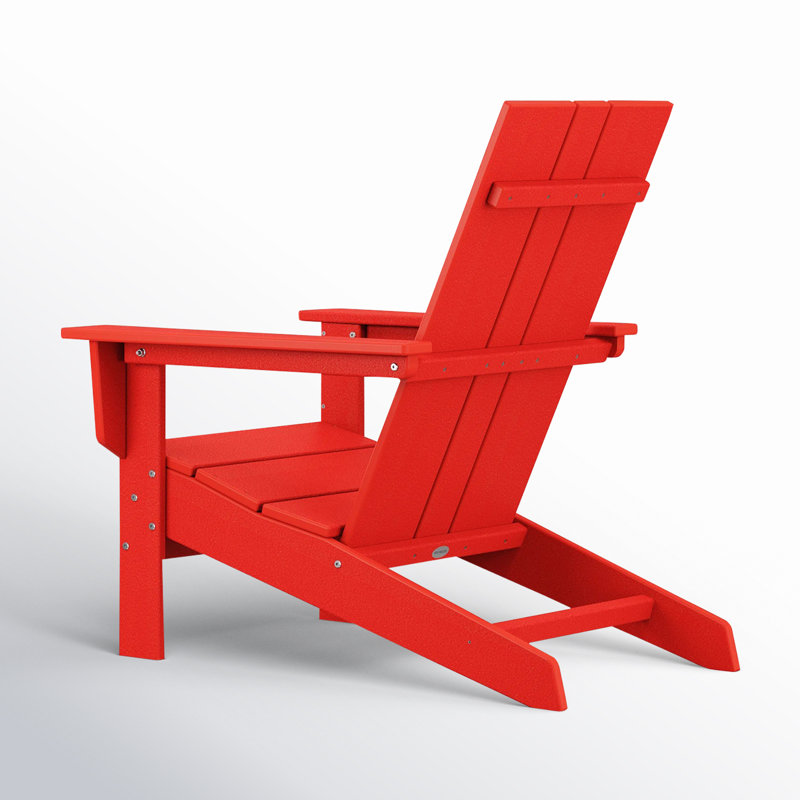 POLYWOOD x AllModern Adirondack Chair, Sunset Red