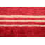 Tapis rouge en laine noué à la main de conception unique 2 pi 7 po x 4 pi 2 po Jaffe