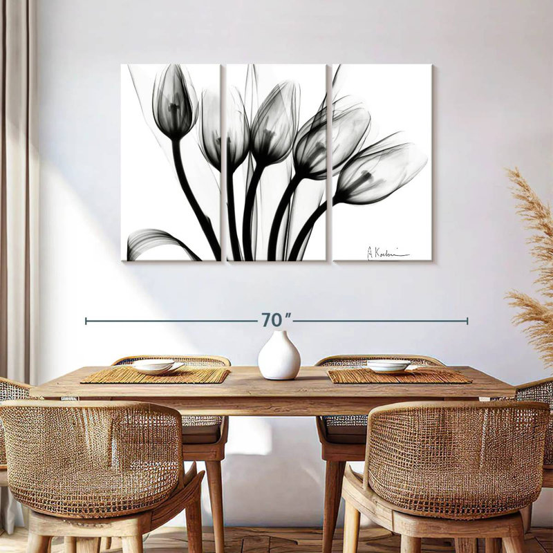 Harnek Marching Tulips, 36" H x 57" W