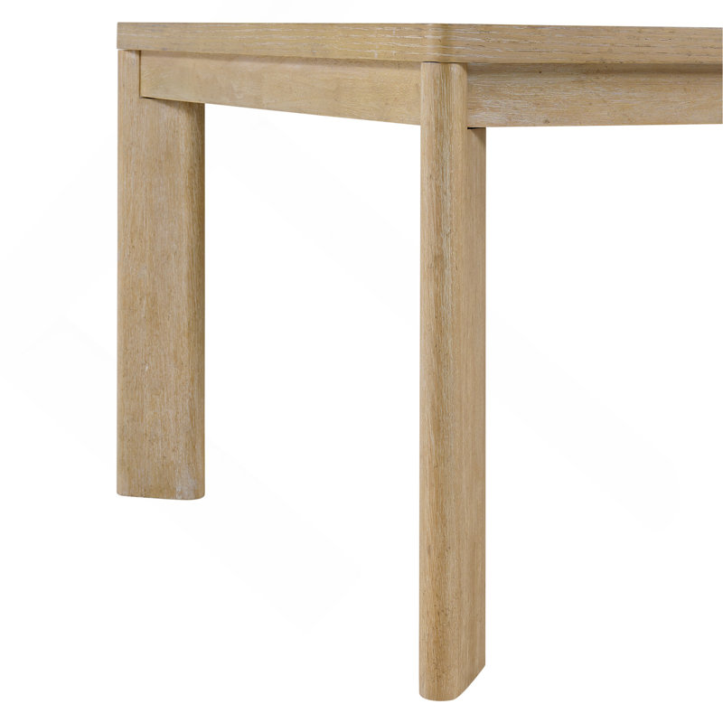 Brown Dining Table With Leaf