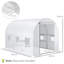 Bokamper 3 x 2 x 2m Polytunnel Greenhouse Replacement Cover ONLY White