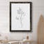 Floral S croquis I - reproduction de cadre photo sur papier-379969782-379969769