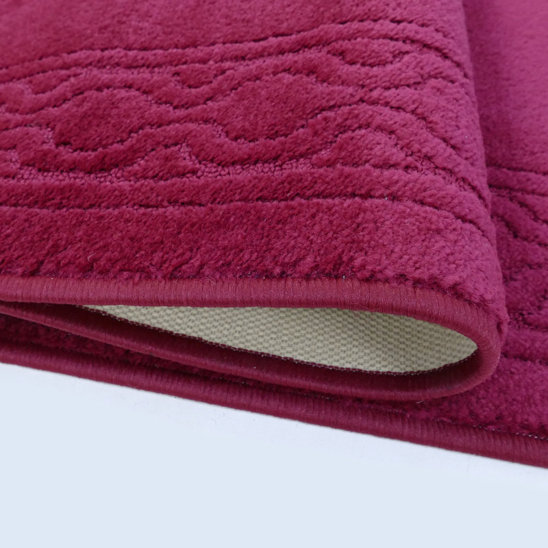 Tapis rouge antidérapant, Tapis de couloir 2 pi 2 po x 47 pi