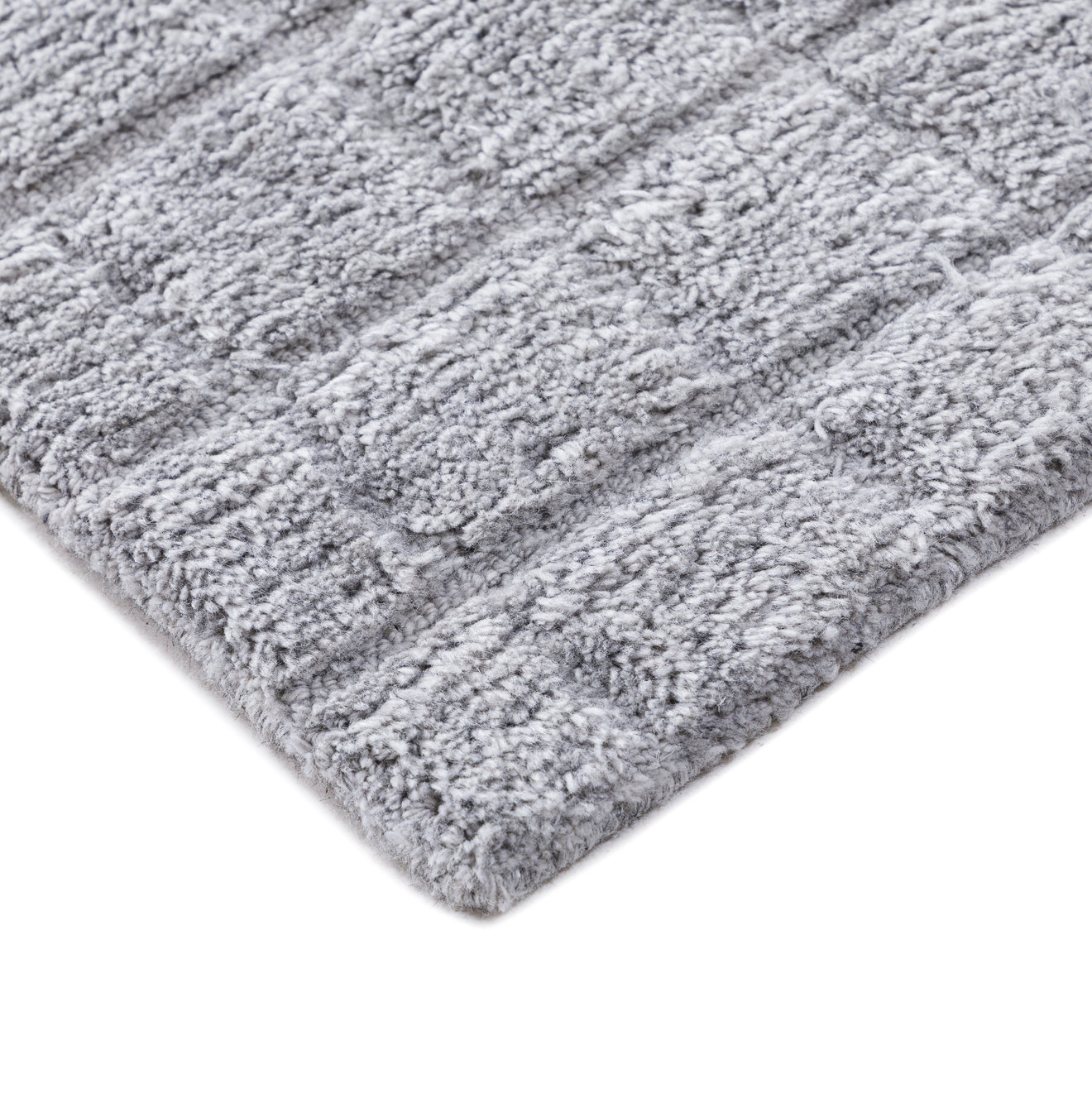 Gilligan Hand-Tufted Geometric Wool Rug, Runner 2'6" x 8'