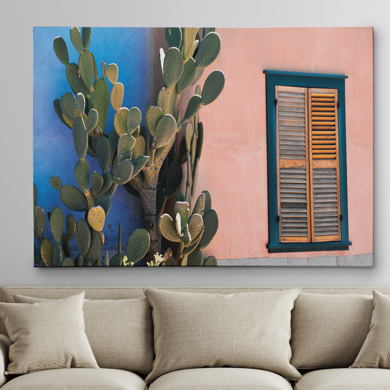 «Cactus Profile», reproduction de photo sur toile, H 24 po x l 32 po x P 1,5 po, Toile tendue