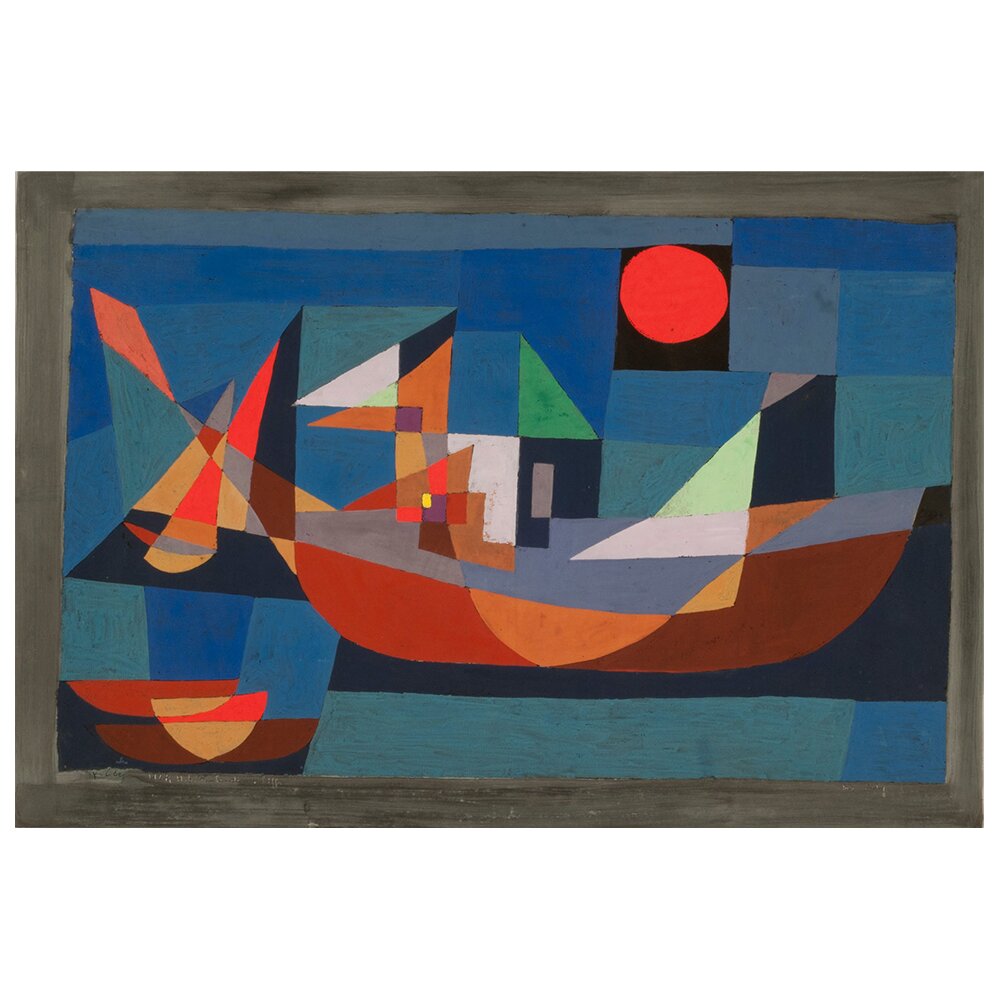 Leinwandbild Ships at Rest von Paul Klee