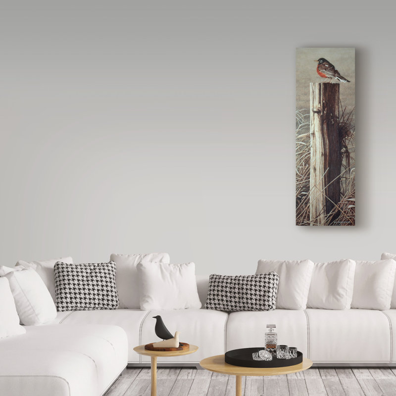 «Fence Post» par Etelca, impression sur toile tendue, H 32 po x l 10 po x P 2 po